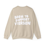 Born to Support Viersen Crewneck Sweater Backprint – Wear your City Kollektion | ORGNL Fabrics
