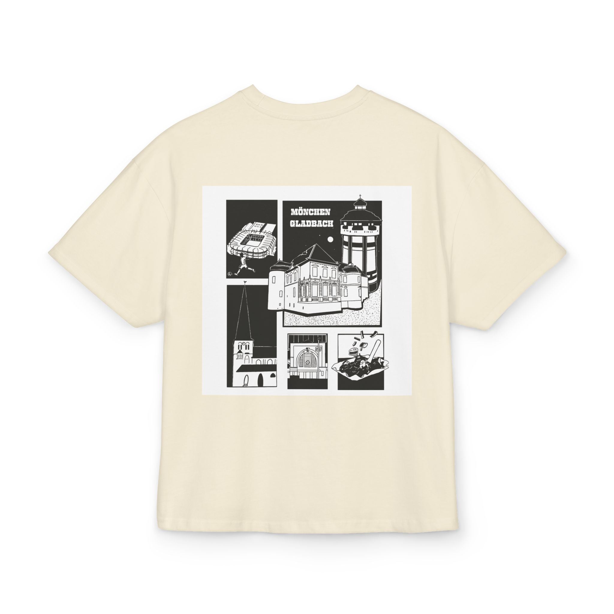 Mönchengladbach Stories Oversize T-Shirt – Wear your City Kollektion | ORGNL Fabrics