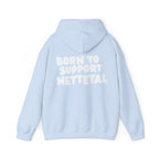 Born to Support Nettetal Hoodie Backprint – Wear your City Kollektion | ORGNL Fabrics