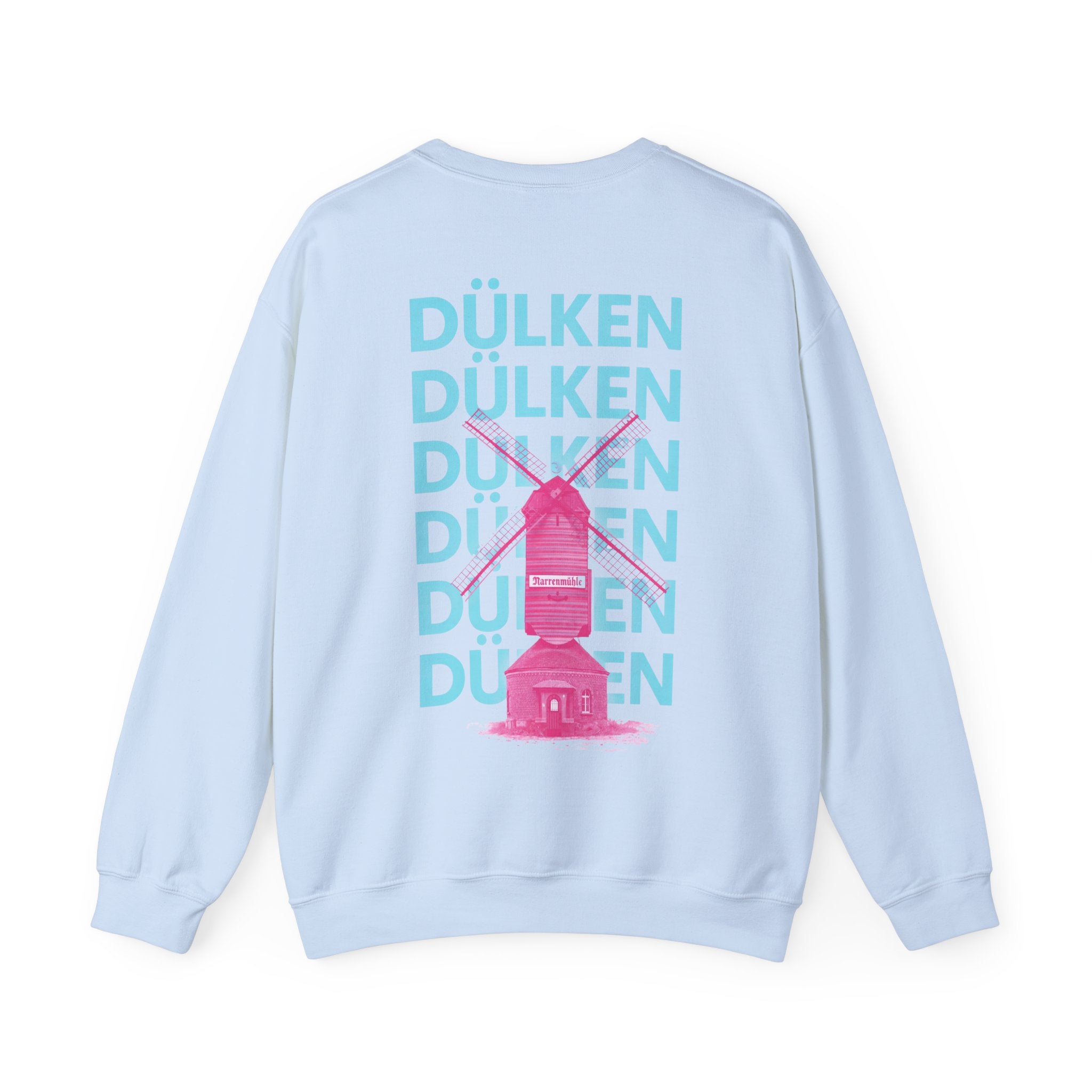 Dülken Narrenmühle Neon Graphic Crewneck Sweater – Wear your City Kollektion | ORGNL Fabrics