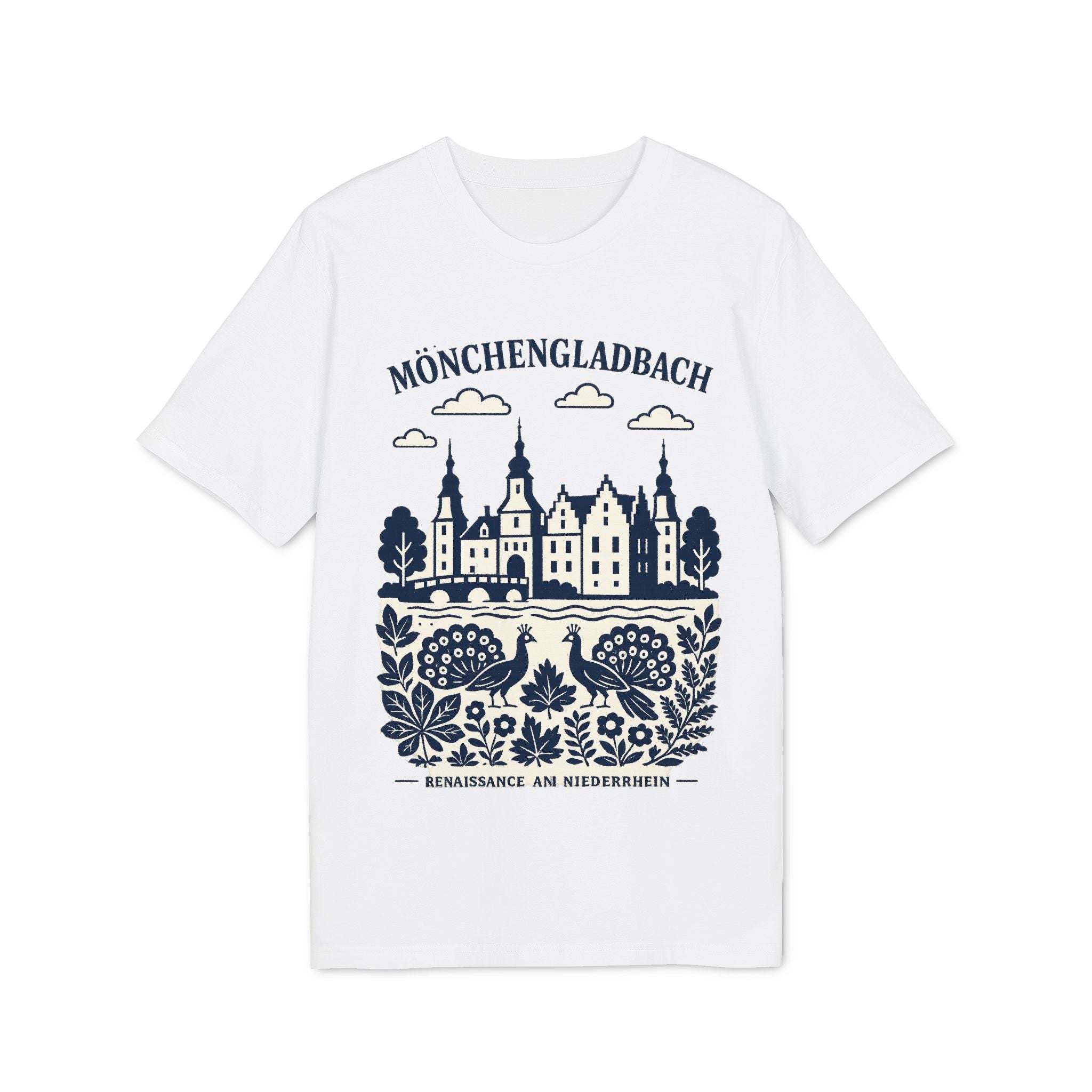 Mönchengladbach Schloss Rheydt T-Shirt Frontprint – Wear your City Kollektion | ORGNL Fabrics