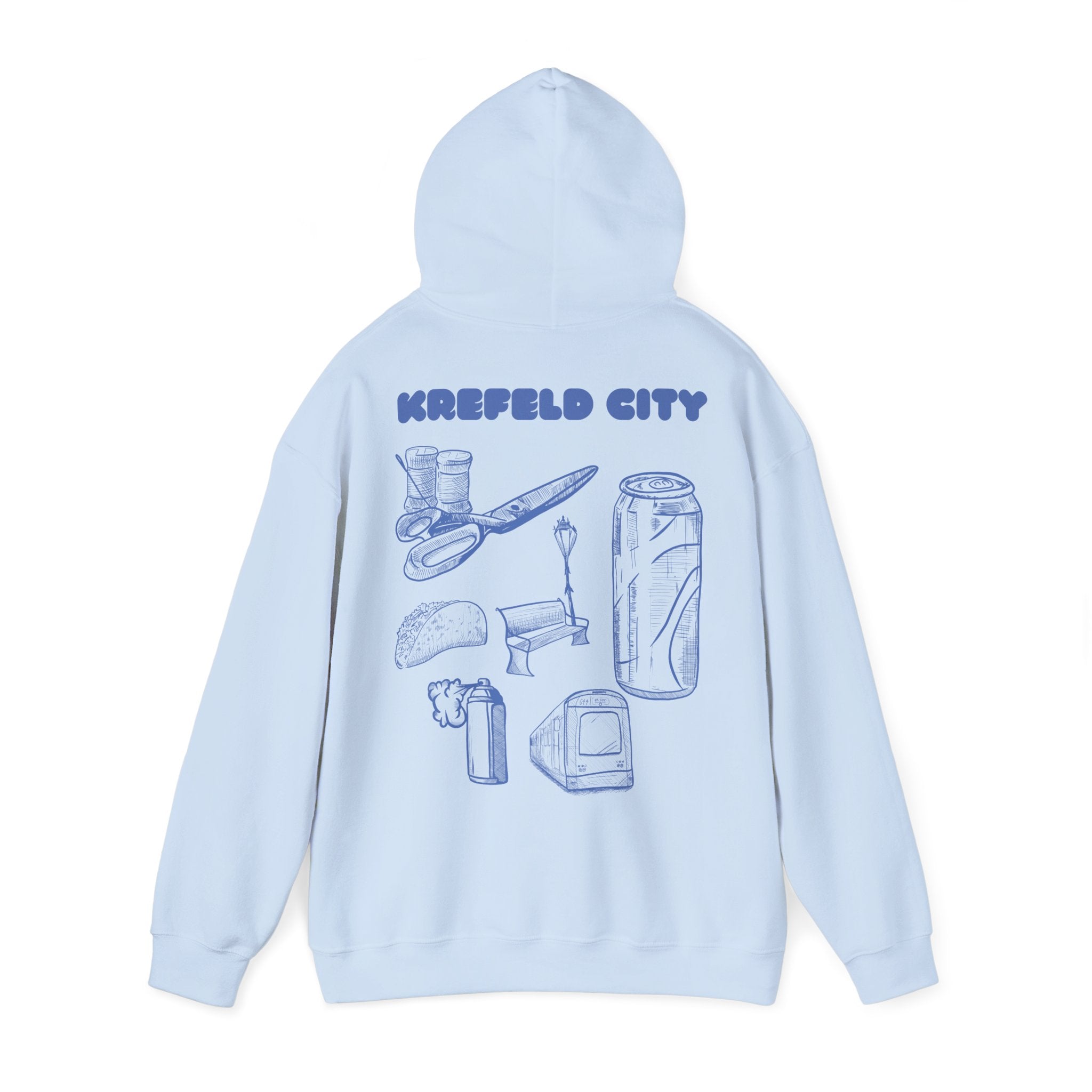 Krefeld City ICONS Hoodie – Oversized Streetwear Pullover | ORGNL Fabrics