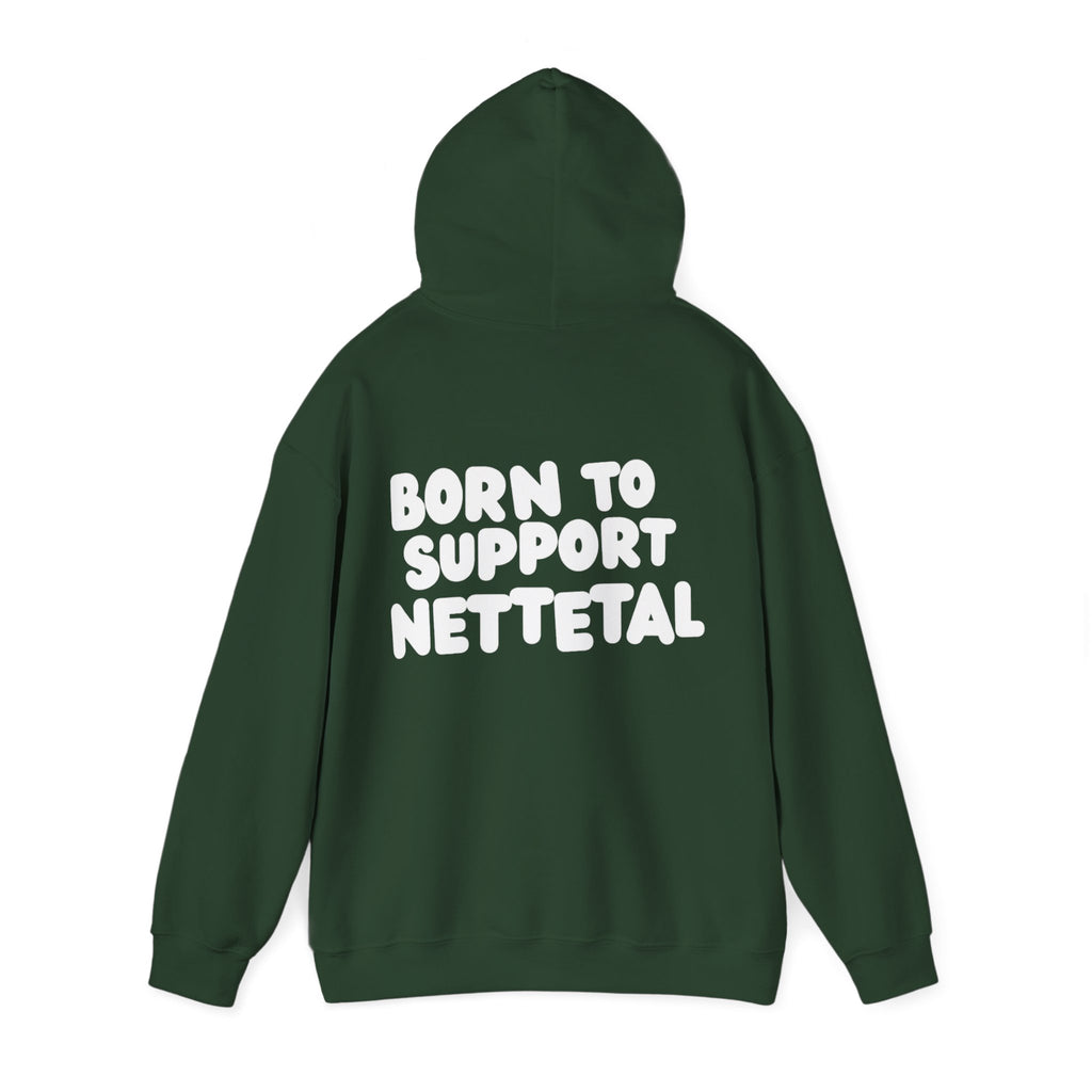Born to Support Nettetal Hoodie Backprint – Wear your City Kollektion | ORGNL Fabrics
