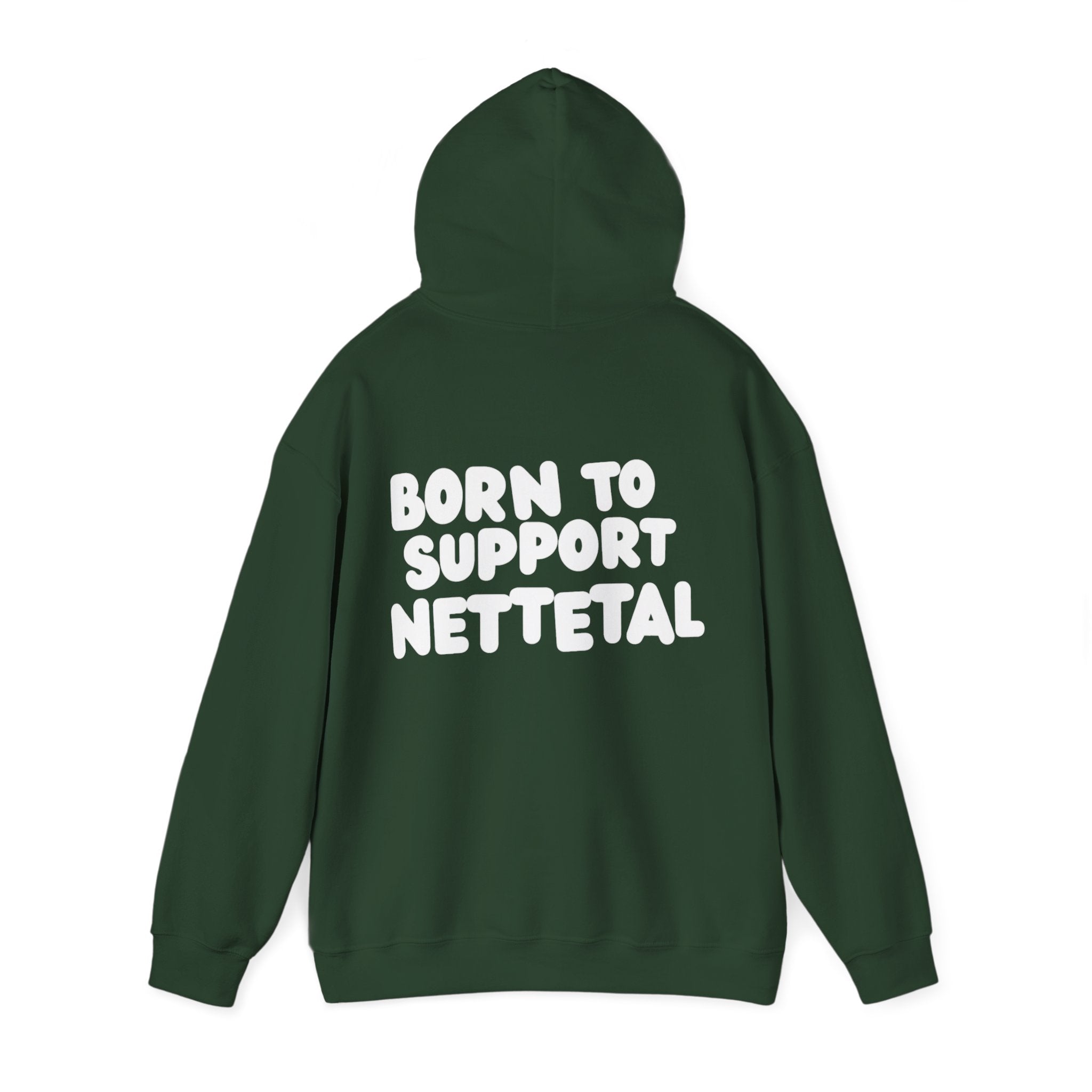Born to Support Nettetal Hoodie Backprint – Wear your City Kollektion | ORGNL Fabrics