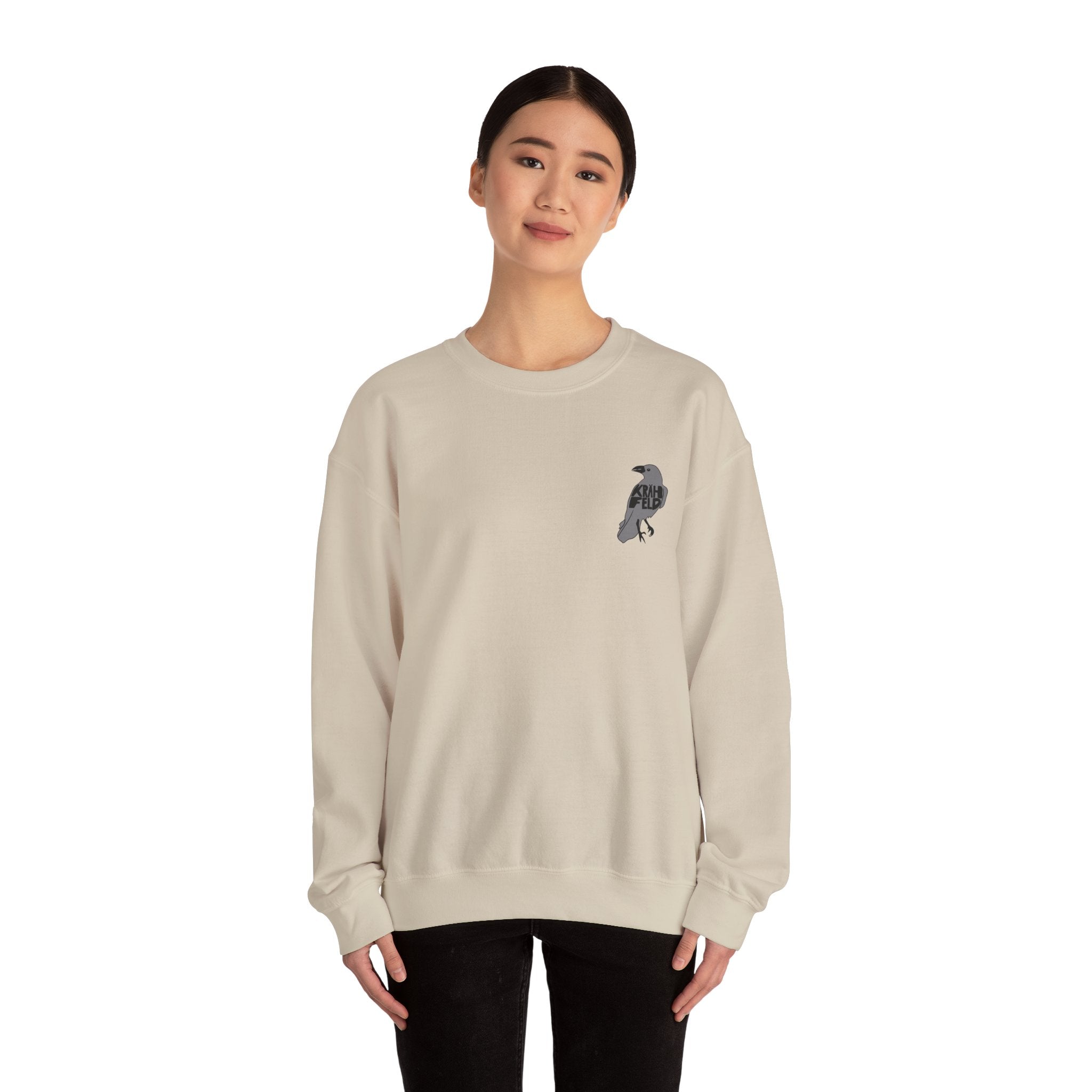 Krähe Logo Crewneck Sweater – Wear your City Kollektion | ORGNL Fabrics