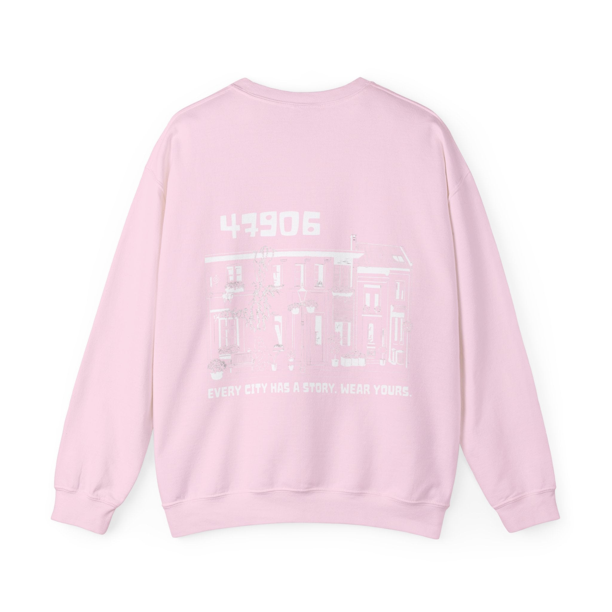 47906 Kempen Altstadt Crewneck Sweater Backprint – Wear your City Kollektion | ORGNL Fabrics