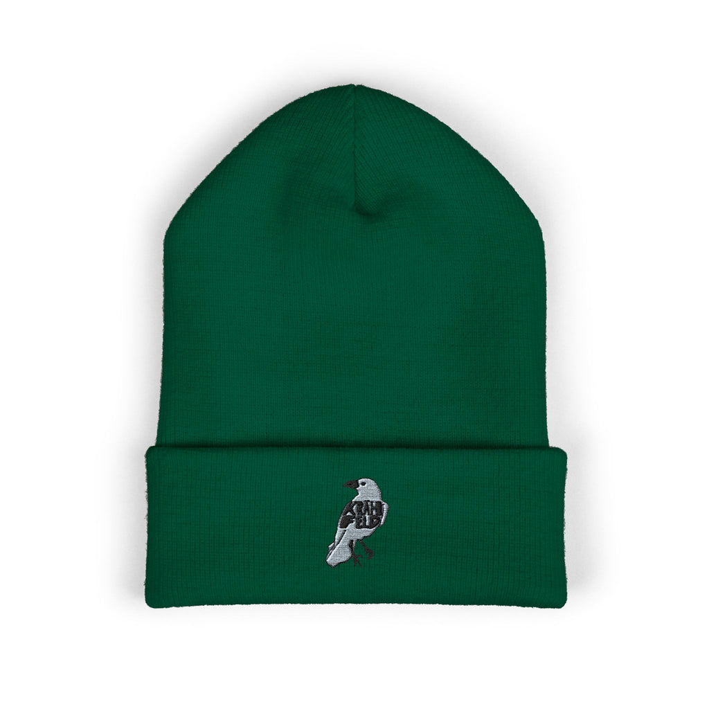 Krähfeld Raven Beanie — Bestickter Rabe | ORGNL Fabrics