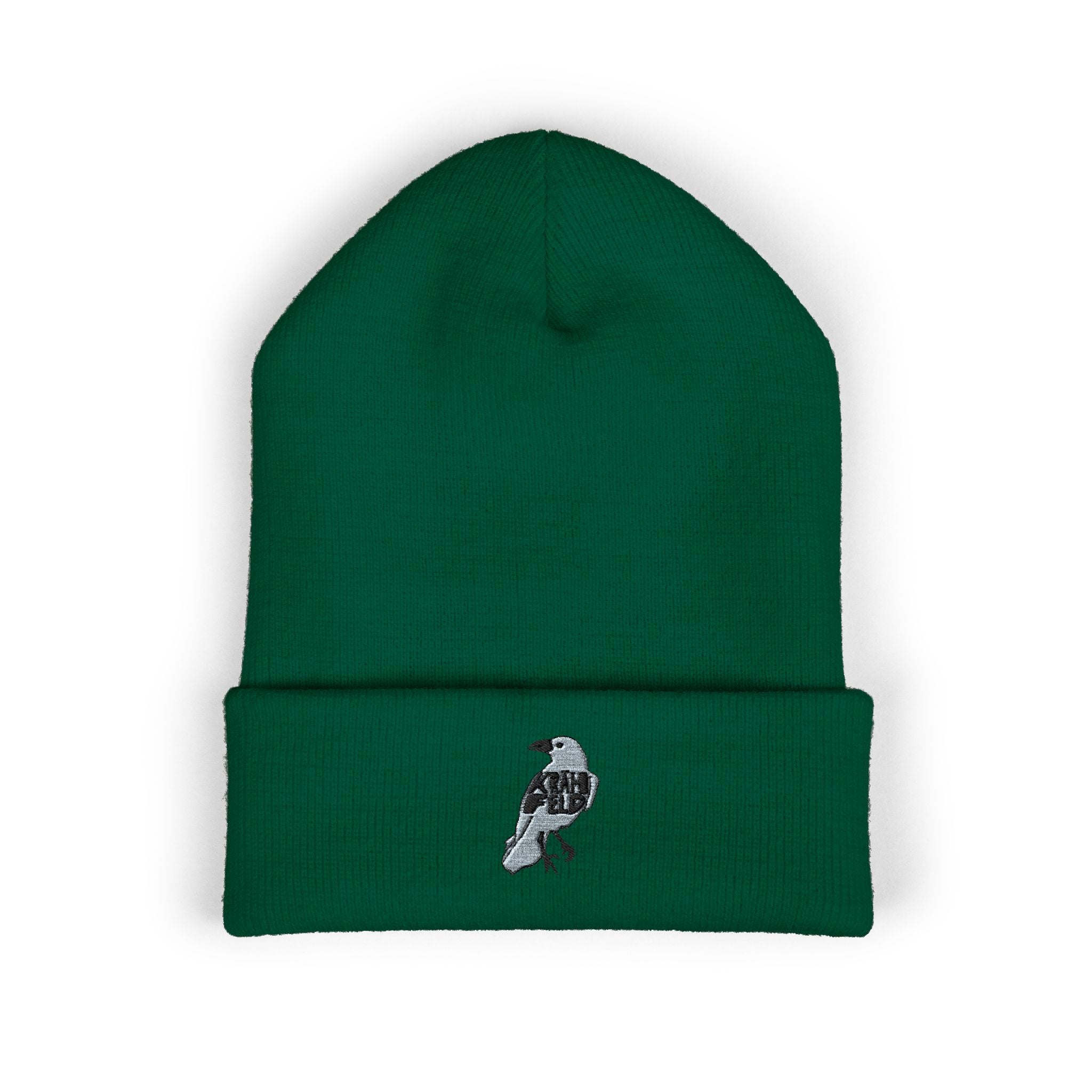 Krähfeld Raven Beanie — Bestickter Rabe | ORGNL Fabrics