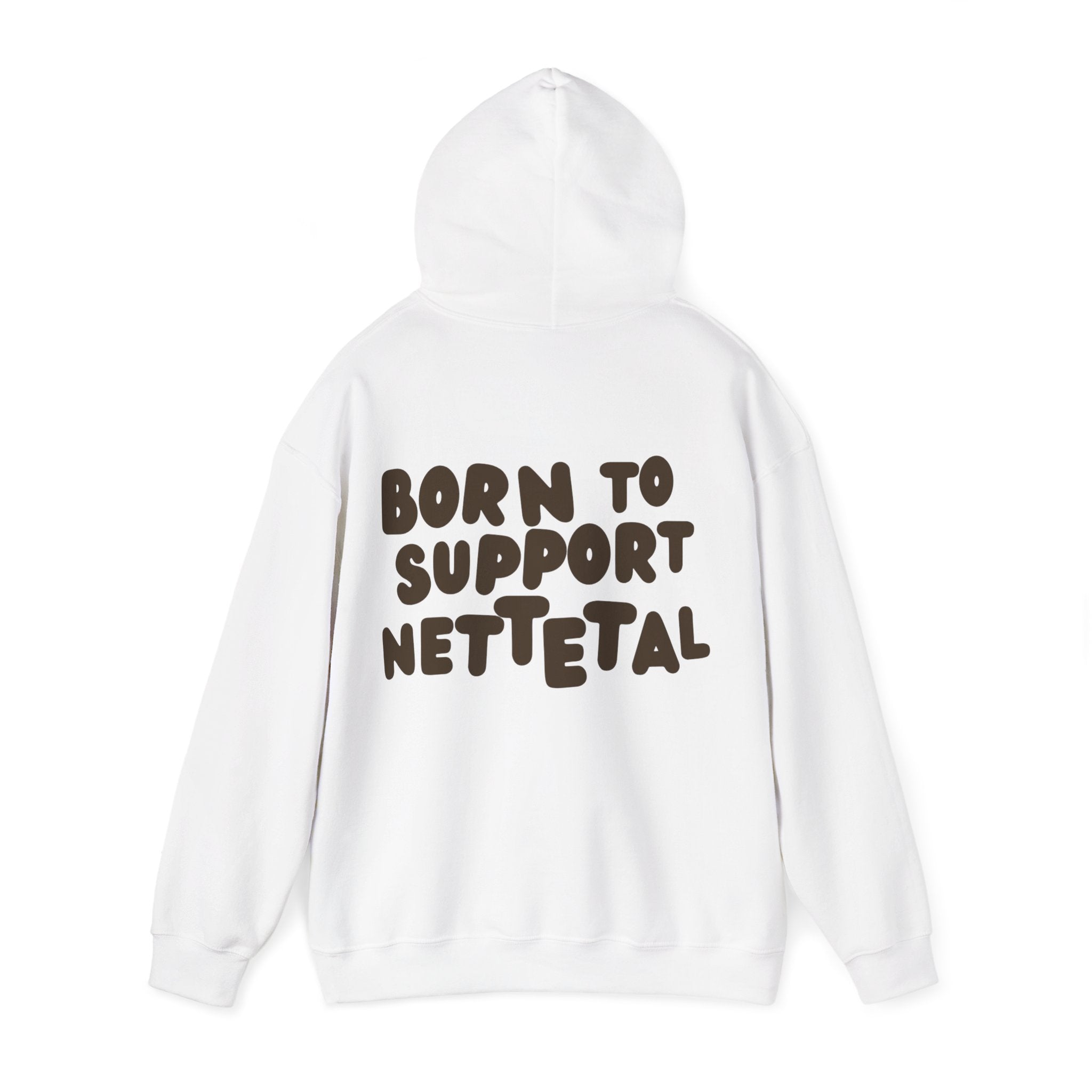 Born to Support Nettetal Hoodie Backprint – Wear your City Kollektion | ORGNL Fabrics