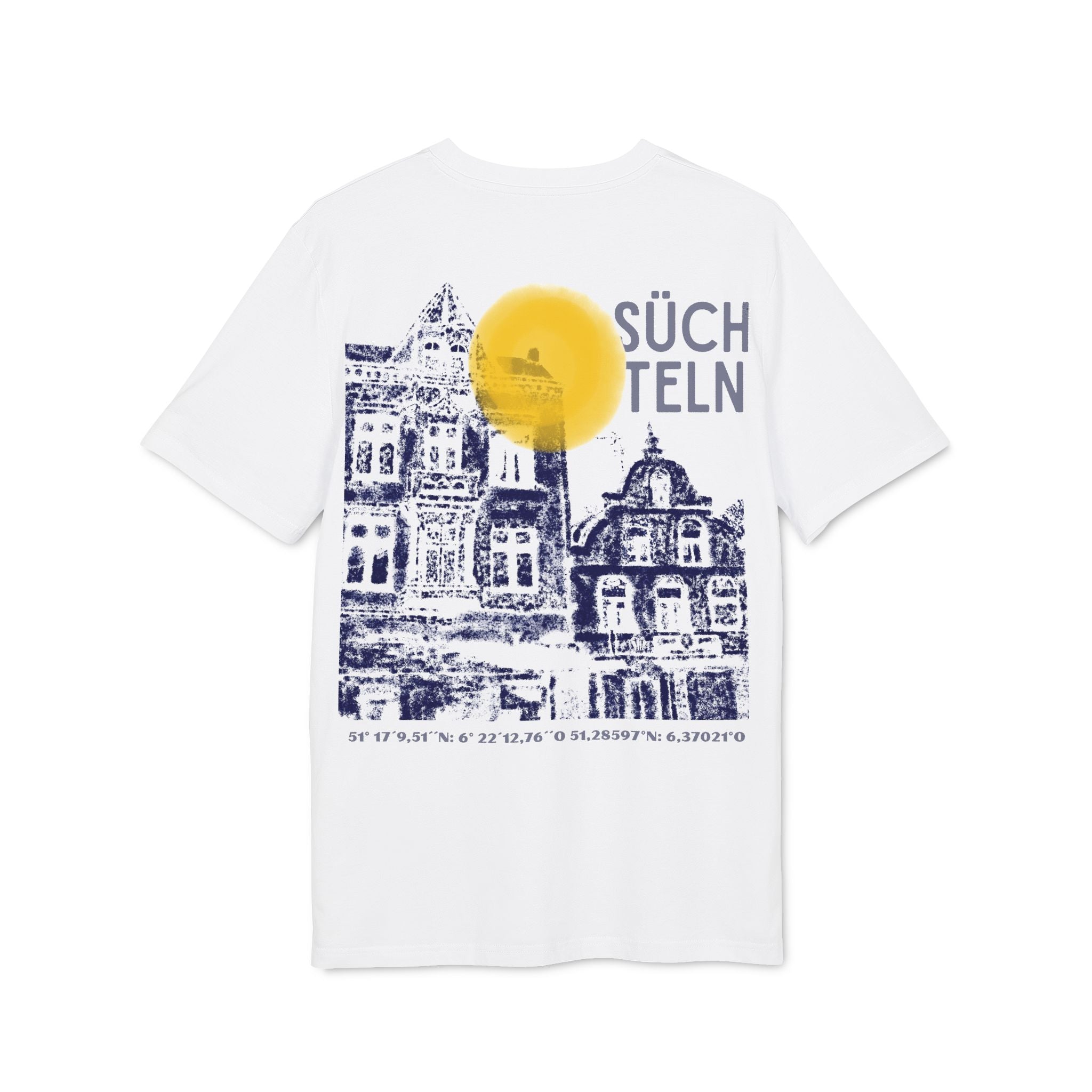 Viersen Süchteln Slim Fit T-Shirt Backprint – Wear your City Kollektion | ORGNL Fabrics