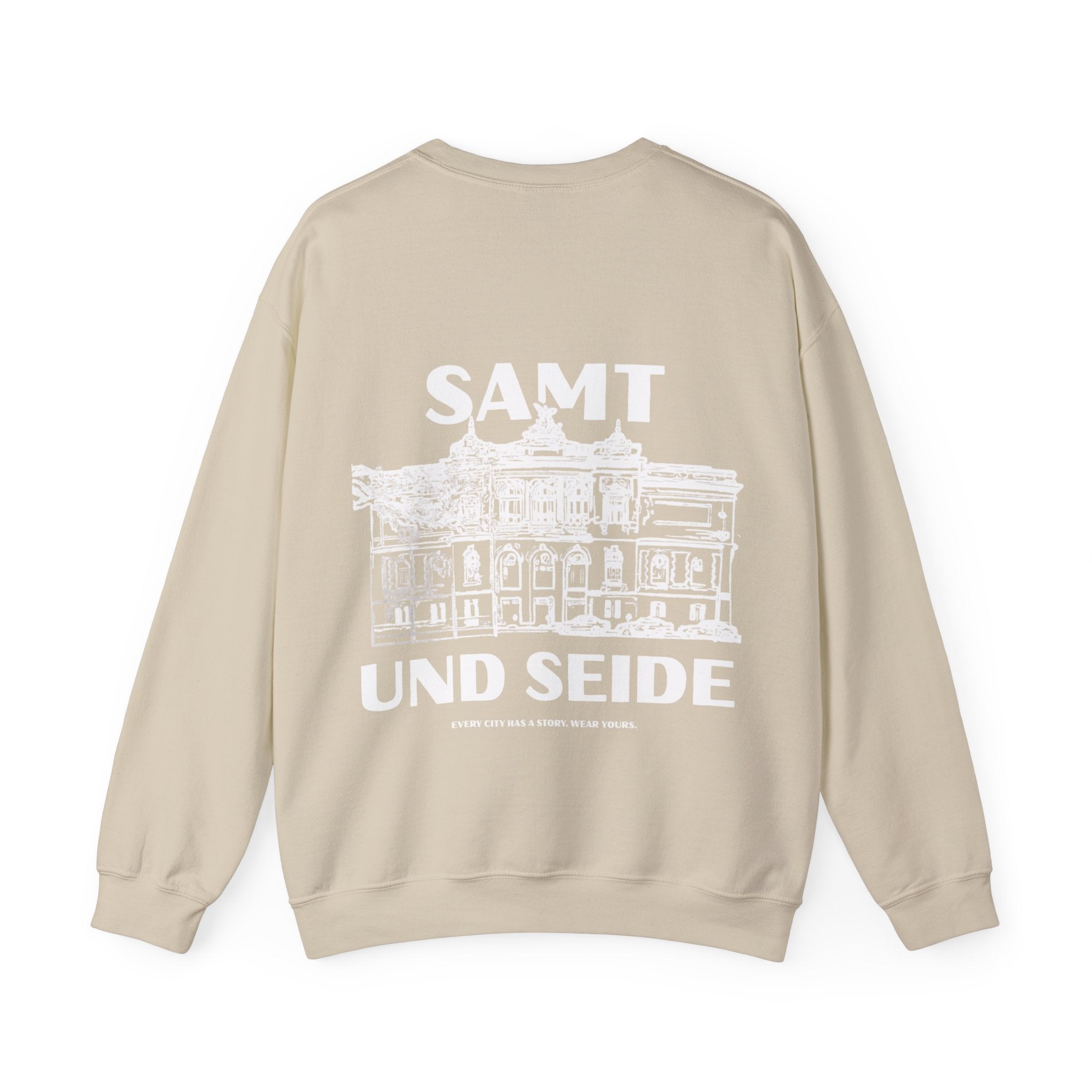 Samt & Seide Crewneck Sweater - Wear your City Kollektion | ORGNL Fabrics