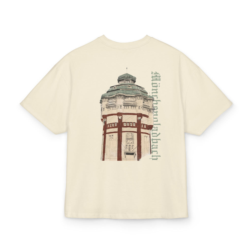 Mönchengladbach Wasserturm Heavy Oversized T-Shirt Backprint – Wear your City Kollektion | ORGNL Fabrics