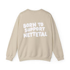 Born to Support Nettetal Crewneck Sweater Backprint – Wear your City Kollektion | ORGNL Fabrics