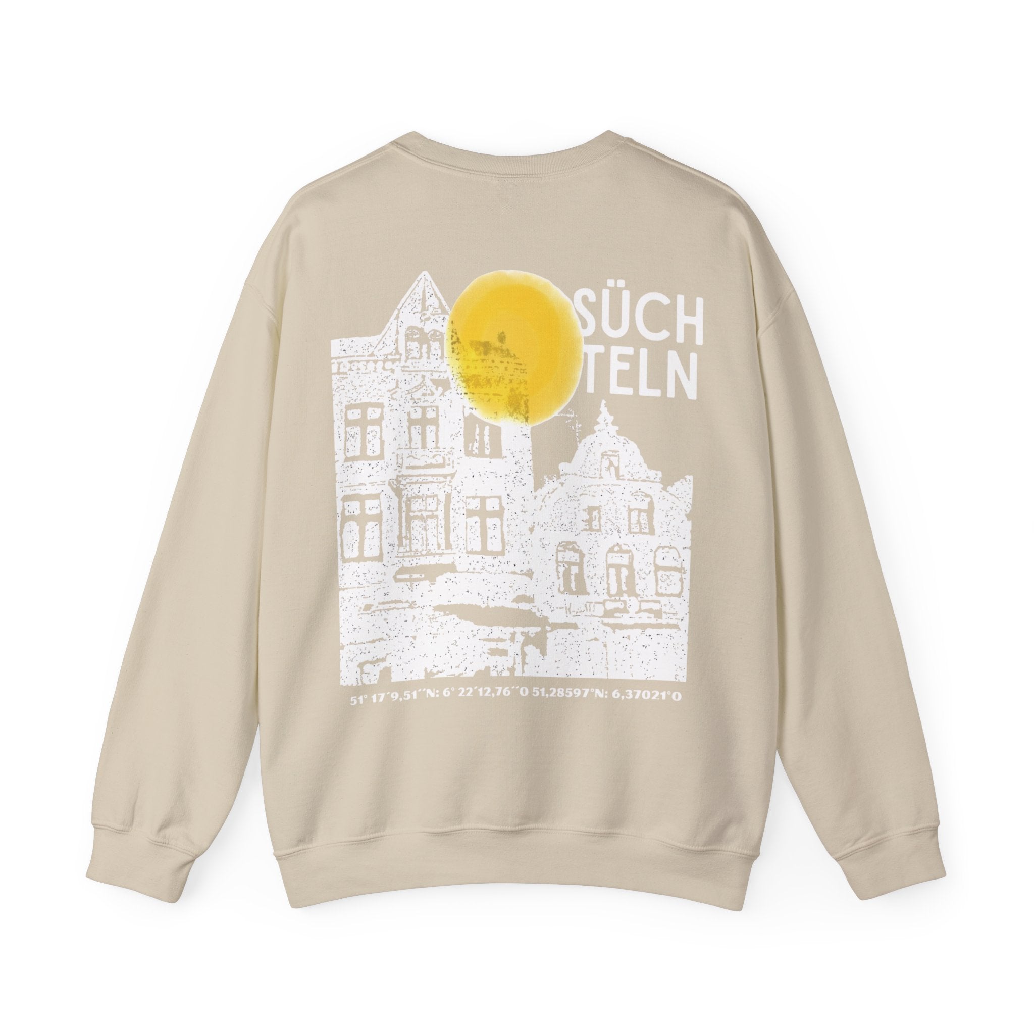 Viersen Süchteln Crewneck Sweater Backprint – Wear your City Kollektion | ORGNL Fabrics