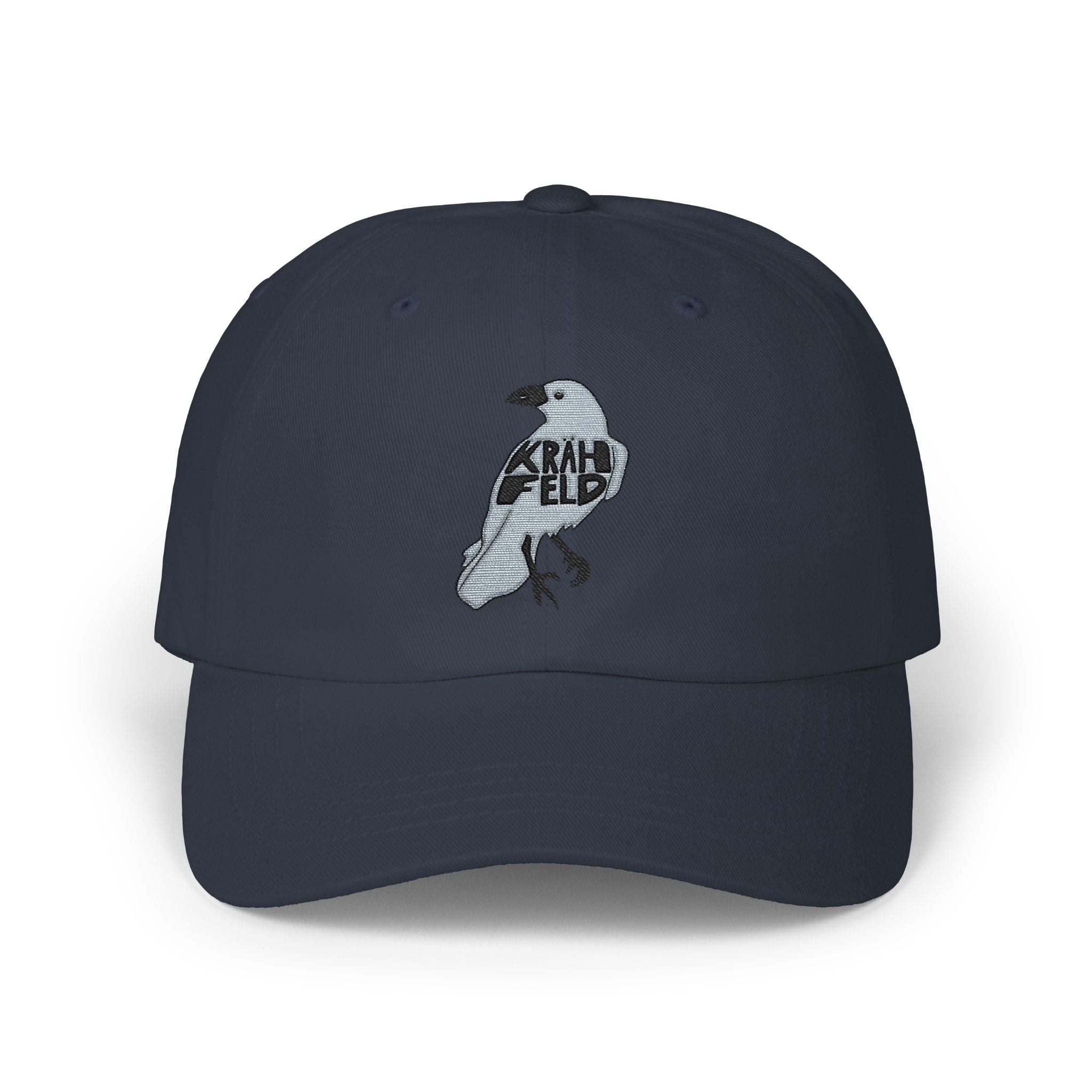 Krähfeld Raven Dad Cap — Bestickter Rabe | ORGNL Fabrics