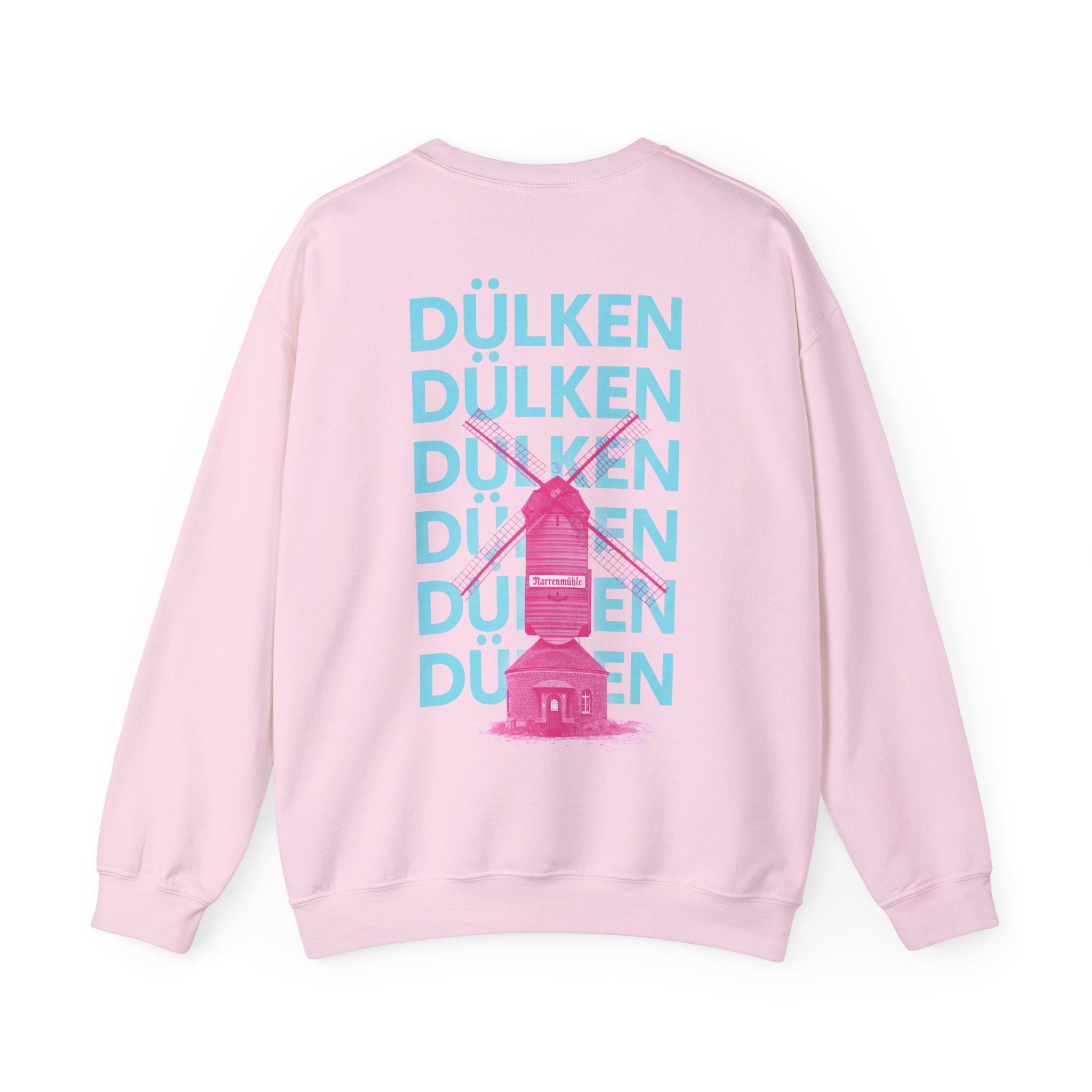 Dülken Narrenmühle Neon Graphic Crewneck Sweater – Wear your City Kollektion | ORGNL Fabrics