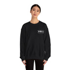 Kahfeld Logo Crewneck Sweatshirt — Minimal White Graphic Sweatshirt