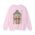 Mönchengladbach Wasserturm Crewneck Sweater Backprint – Wear your City Kollektion | ORGNL Fabrics
