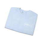 Kahfeld Logo Crewneck Sweatshirt — Minimal White Graphic Sweatshirt