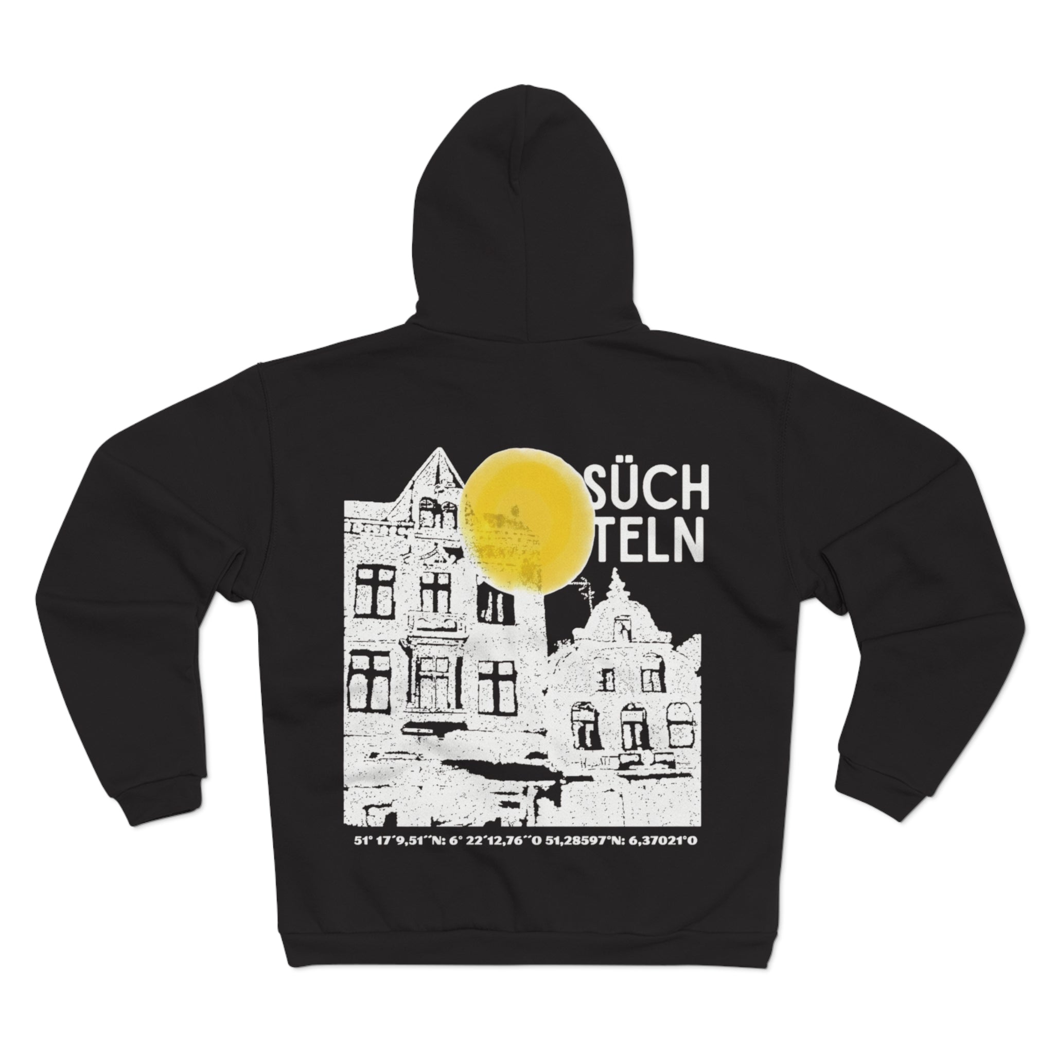 Viersen Süchteln Hoodie Zipper Backprint – Wear your City Kollektion | ORGNL Fabrics