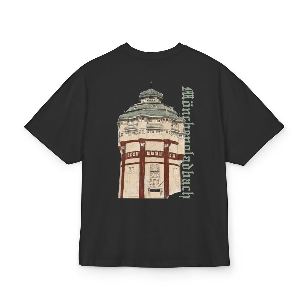 Mönchengladbach Wasserturm Heavy Oversized T-Shirt Backprint – Wear your City Kollektion | ORGNL Fabrics