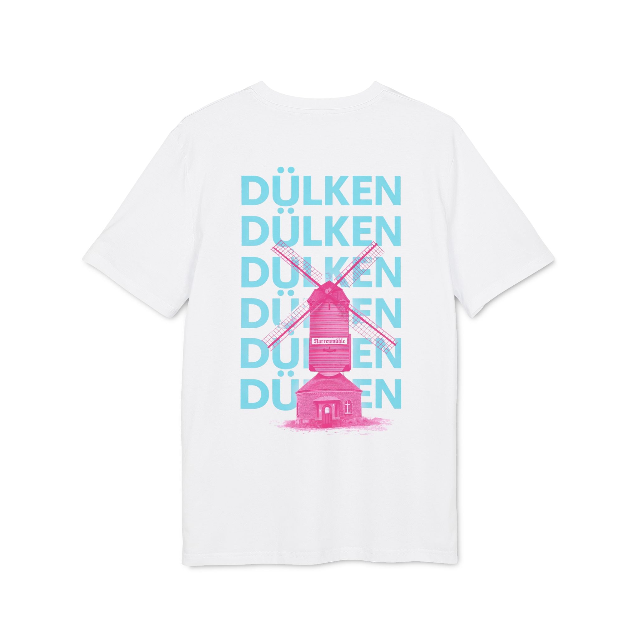 Dülken Narrenmühle Neon Graphic Slim Fit T-Shirt – Wear your City Kollektion | ORGNL Fabrics