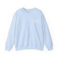 Kahfeld Logo Crewneck Sweatshirt — Minimal White Graphic Sweatshirt