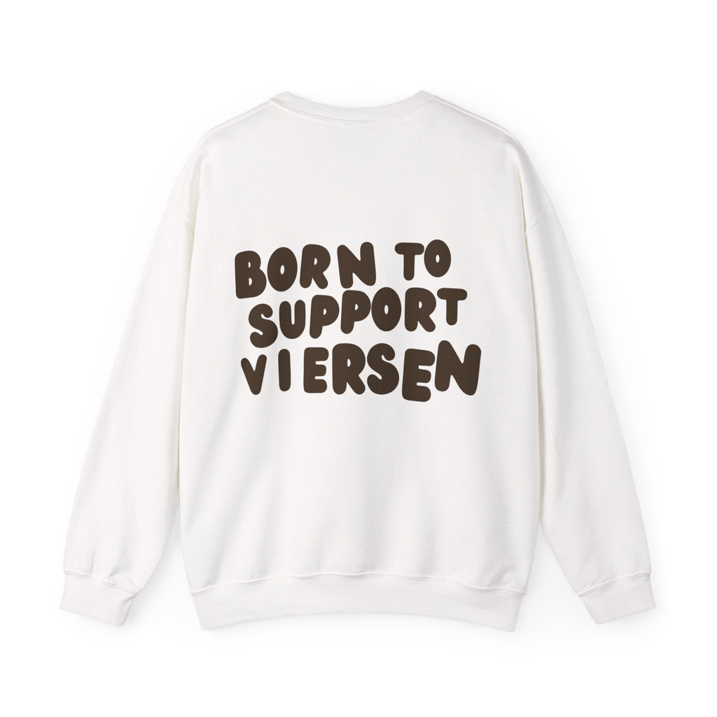 Born to Support Viersen Crewneck Sweater Backprint – Wear your City Kollektion | ORGNL Fabrics