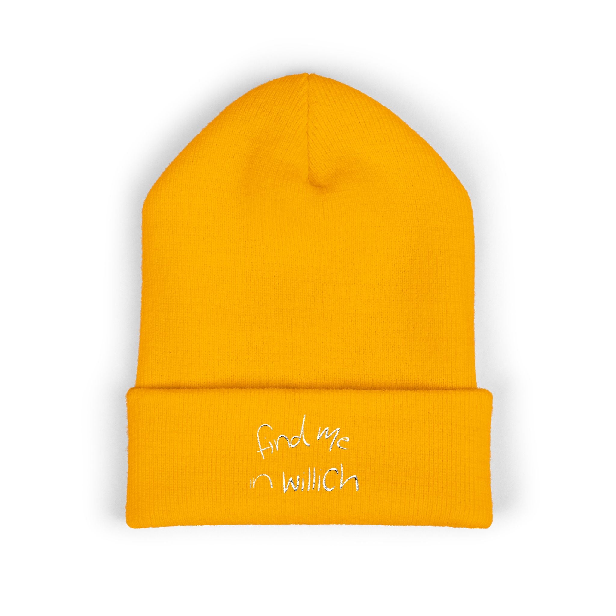 Find Me In Willich Beanie – Wear your City Kollektion | ORGNL Fabrics