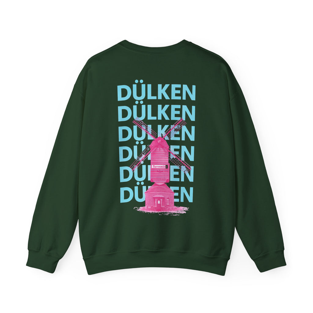 Dülken Narrenmühle Neon Graphic Crewneck Sweater – Wear your City Kollektion | ORGNL Fabrics