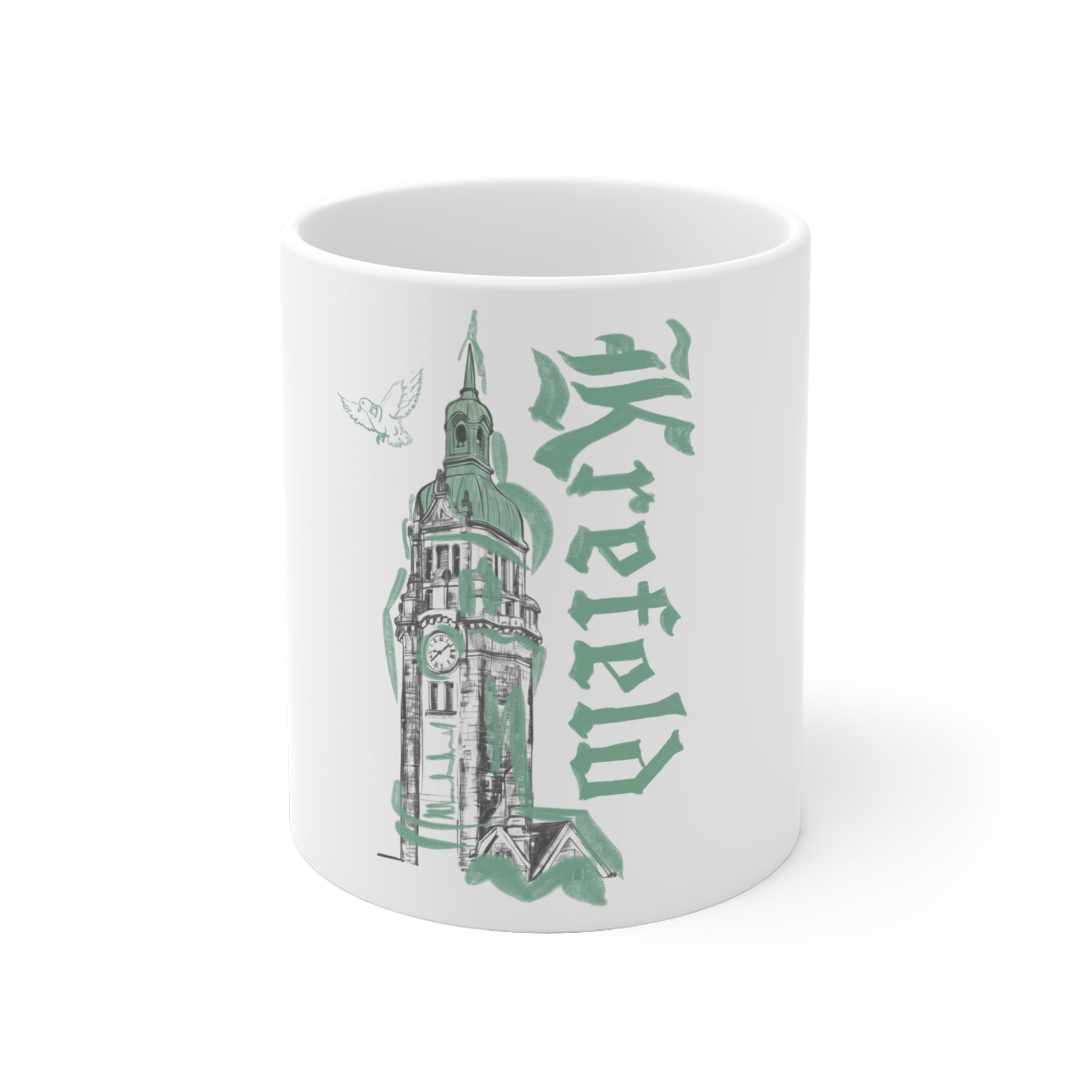 Krefeld HBF Tower Tasse – Home & Living Kollektion | ORGNL Fabrics