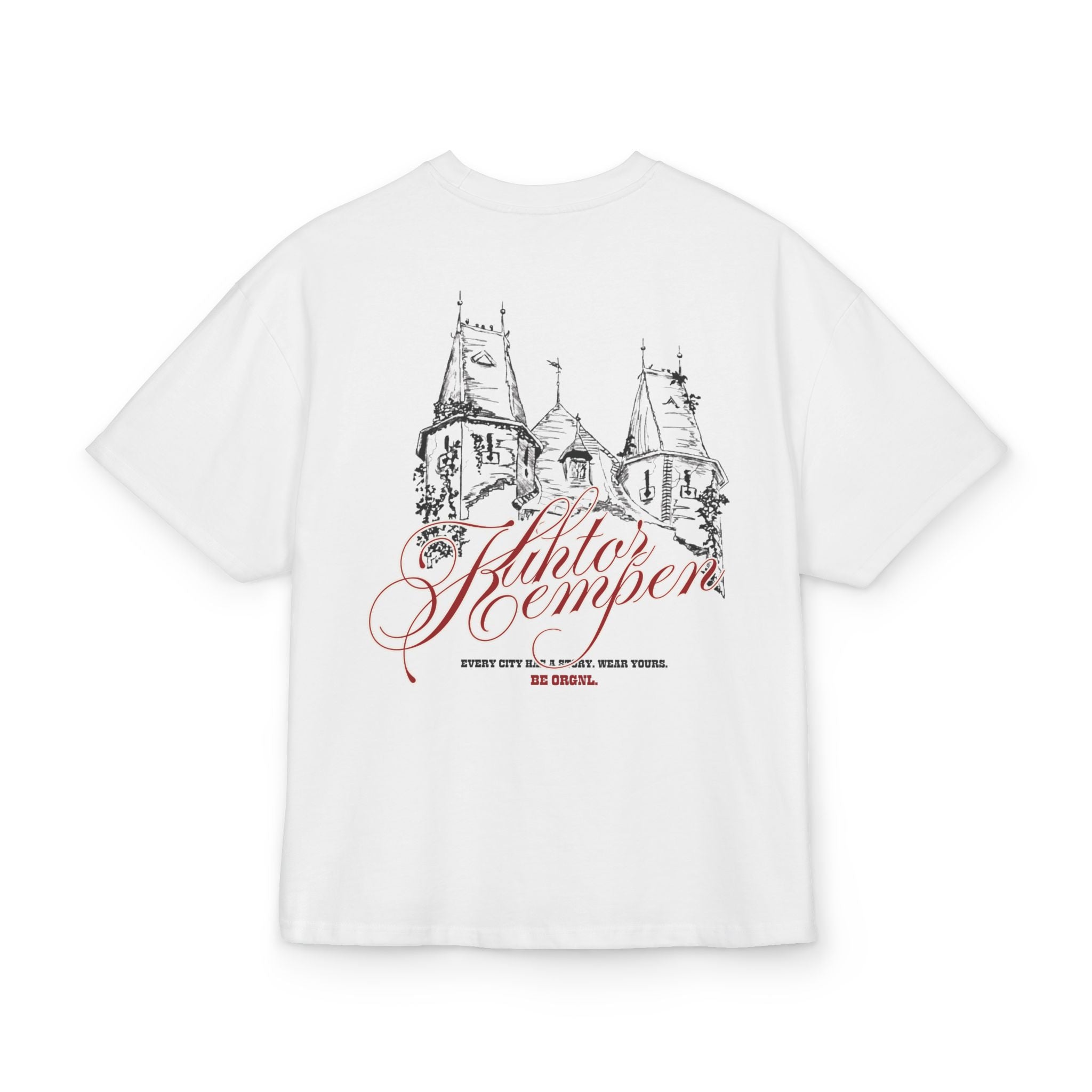 Kuhtor Kempen Heavy Oversized T-Shirt Backprint – Wear your City Kollektion | ORGNL Fabrics