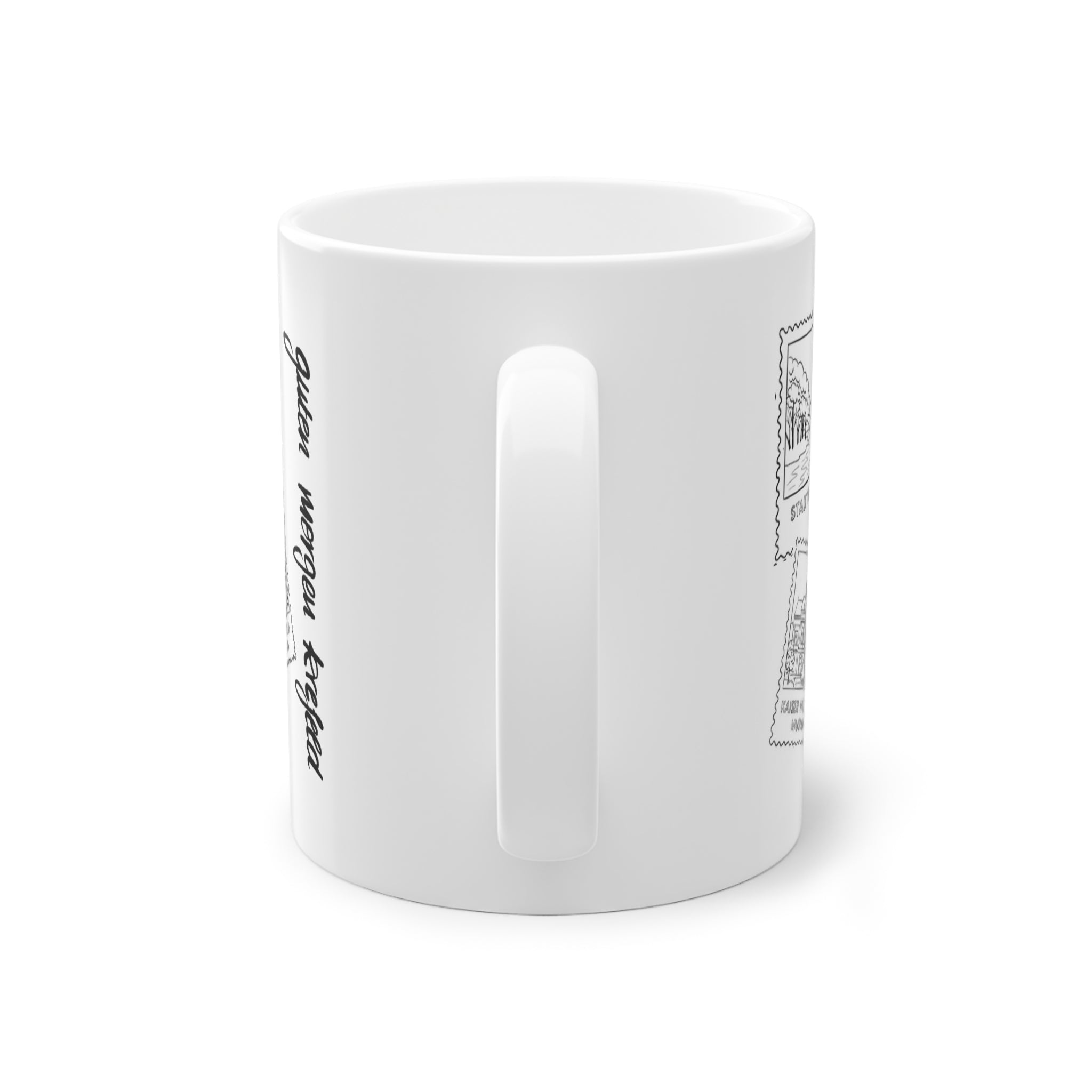 Krefeld Briefmarken Tasse – Krefeld Home & Living Kollektion | ORGNL Fabrics