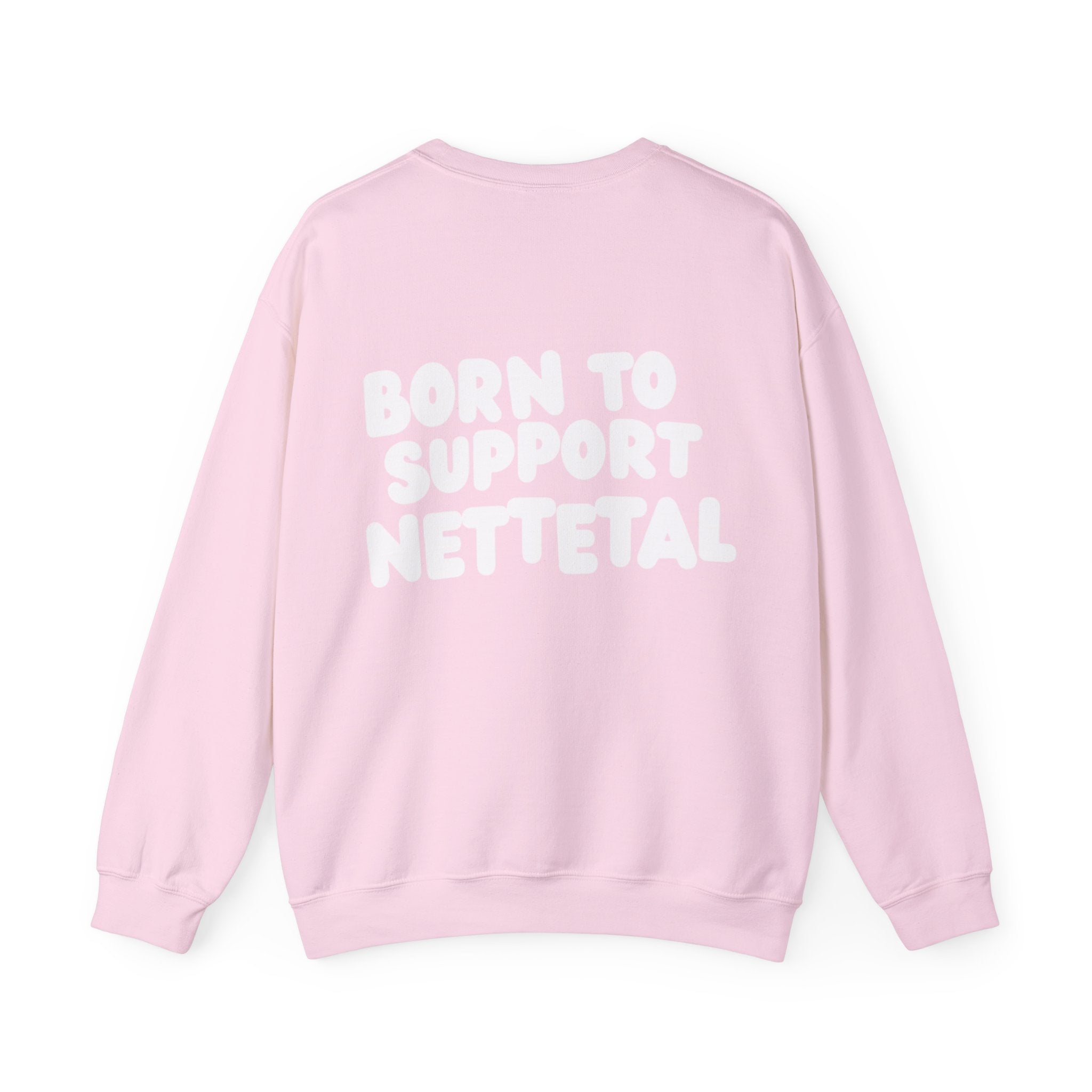 Born to Support Nettetal Crewneck Sweater Backprint – Wear your City Kollektion | ORGNL Fabrics