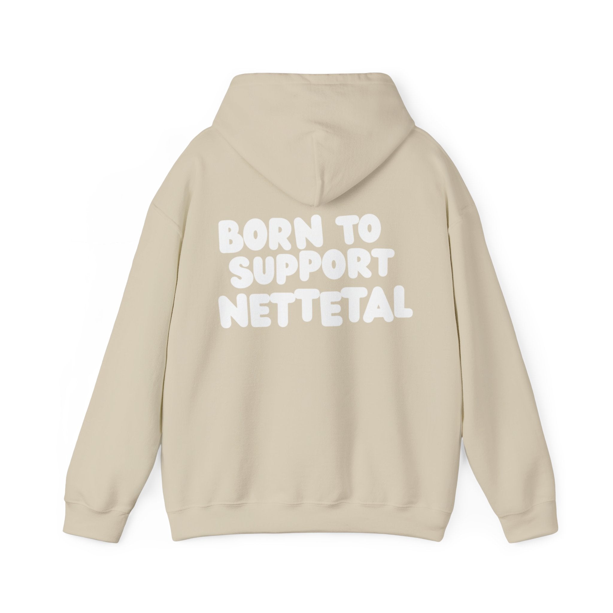 Born to Support Nettetal Hoodie Backprint – Wear your City Kollektion | ORGNL Fabrics