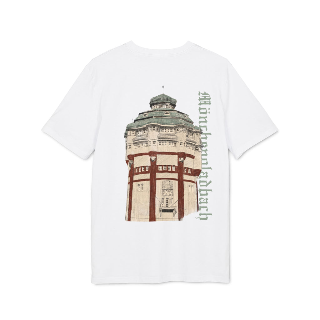 Mönchengladbach Wasserturm Slim Fit T-Shirt Backprint – Wear your City Kollektion | ORGNL Fabrics