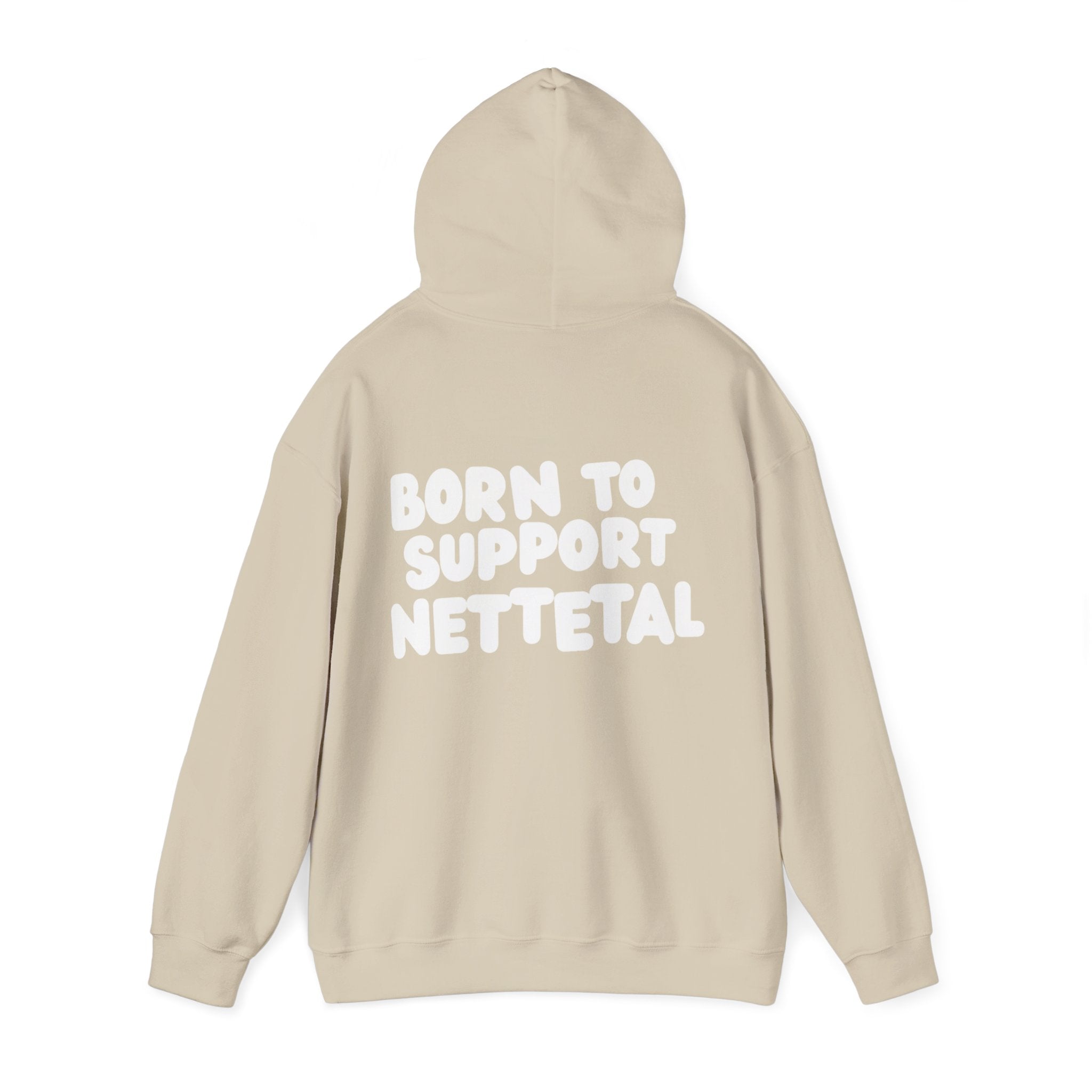 Born to Support Nettetal Hoodie Backprint – Wear your City Kollektion | ORGNL Fabrics