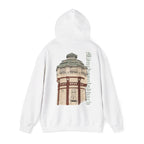 Mönchengladbach Wasserturm Hoodie Backprint – Wear your City Kollektion | ORGNL Fabrics