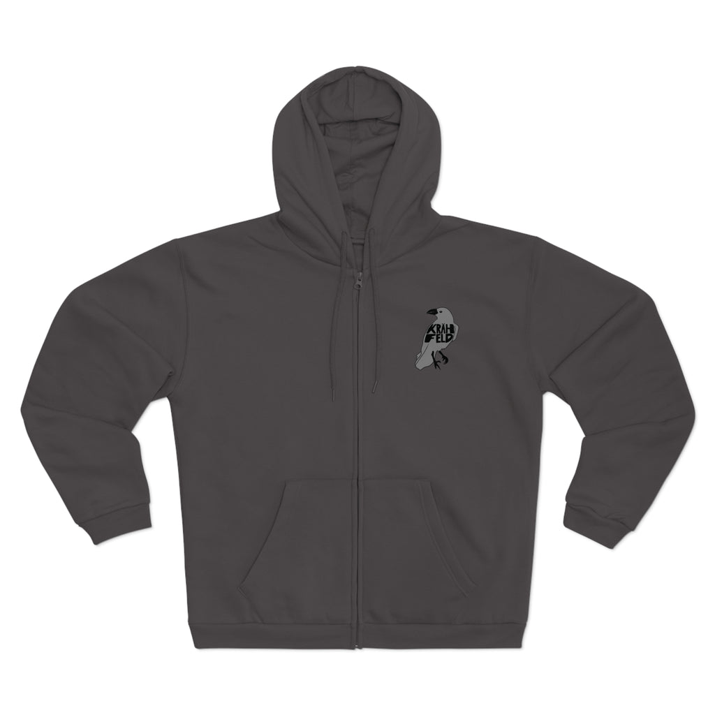 Krähfeld Zip-Hoodie – Krefeld Raben Logo Streetwear | ORGNL Fabrics
