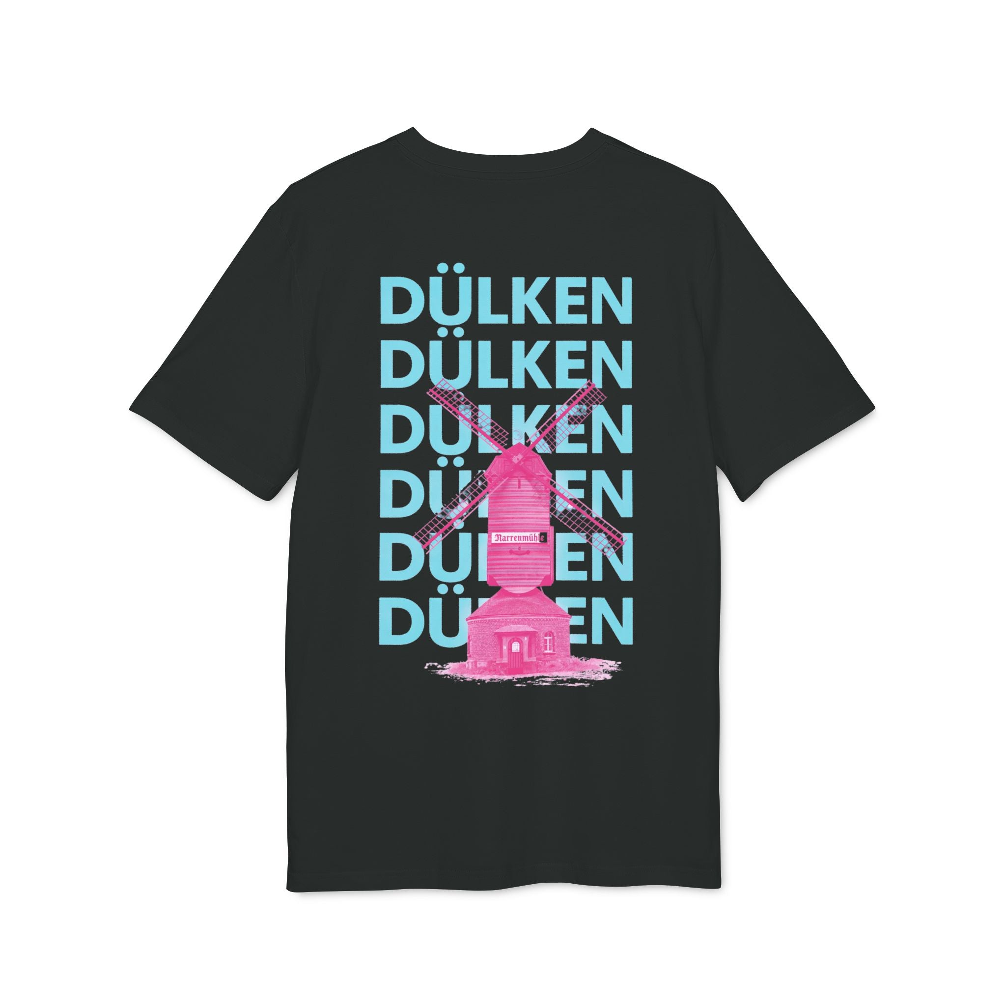 Dülken Narrenmühle Neon Graphic Slim Fit T-Shirt – Wear your City Kollektion | ORGNL Fabrics