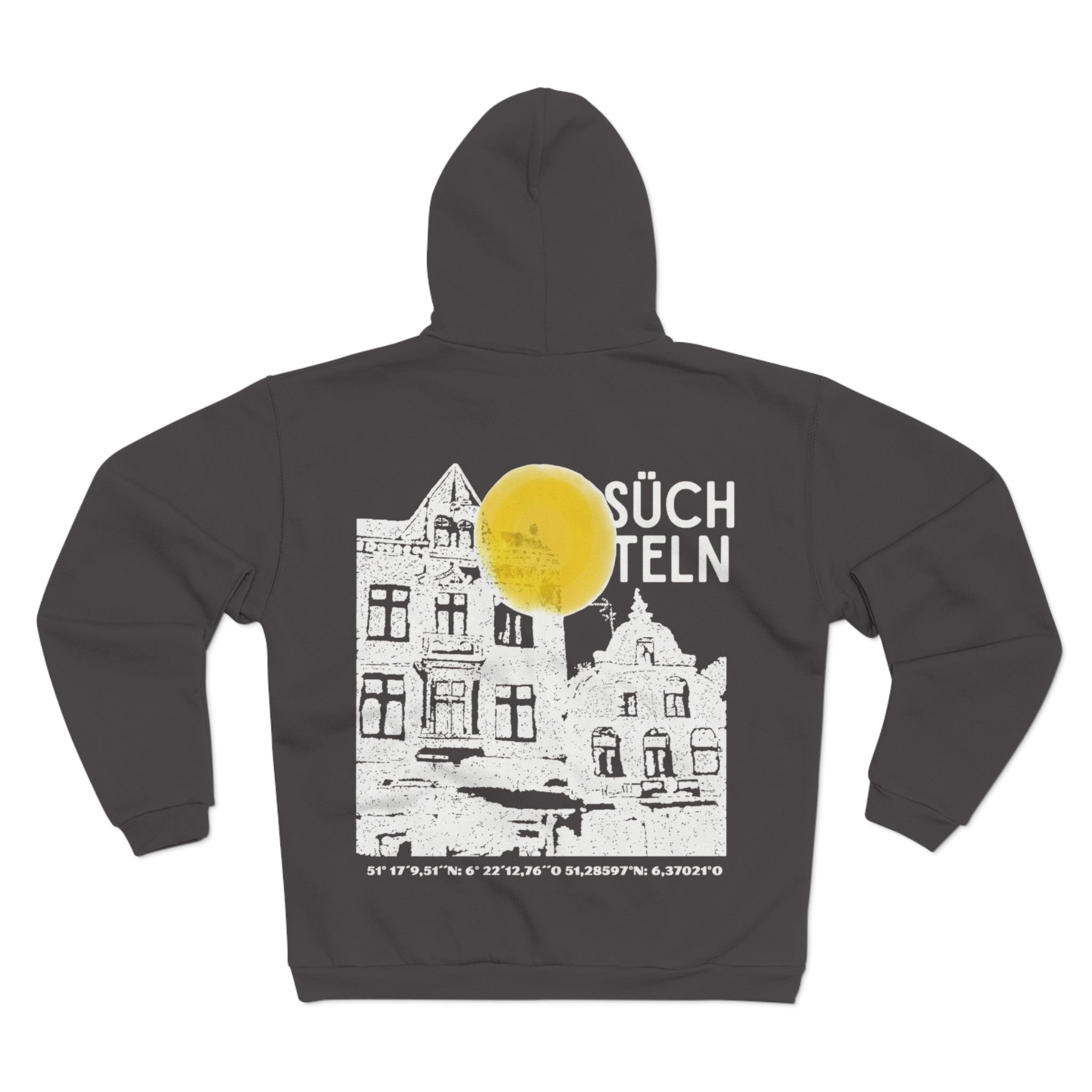Viersen Süchteln Hoodie Zipper Backprint – Wear your City Kollektion | ORGNL Fabrics