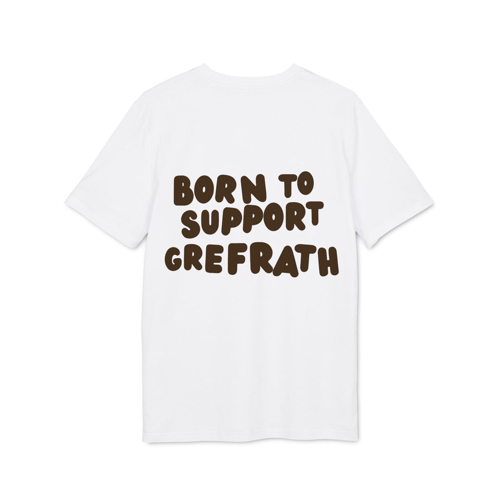 Born to Support Grefrath Slim Fit T-Shirt Backprint – Wear your City Kollektion | ORGNL Fabrics