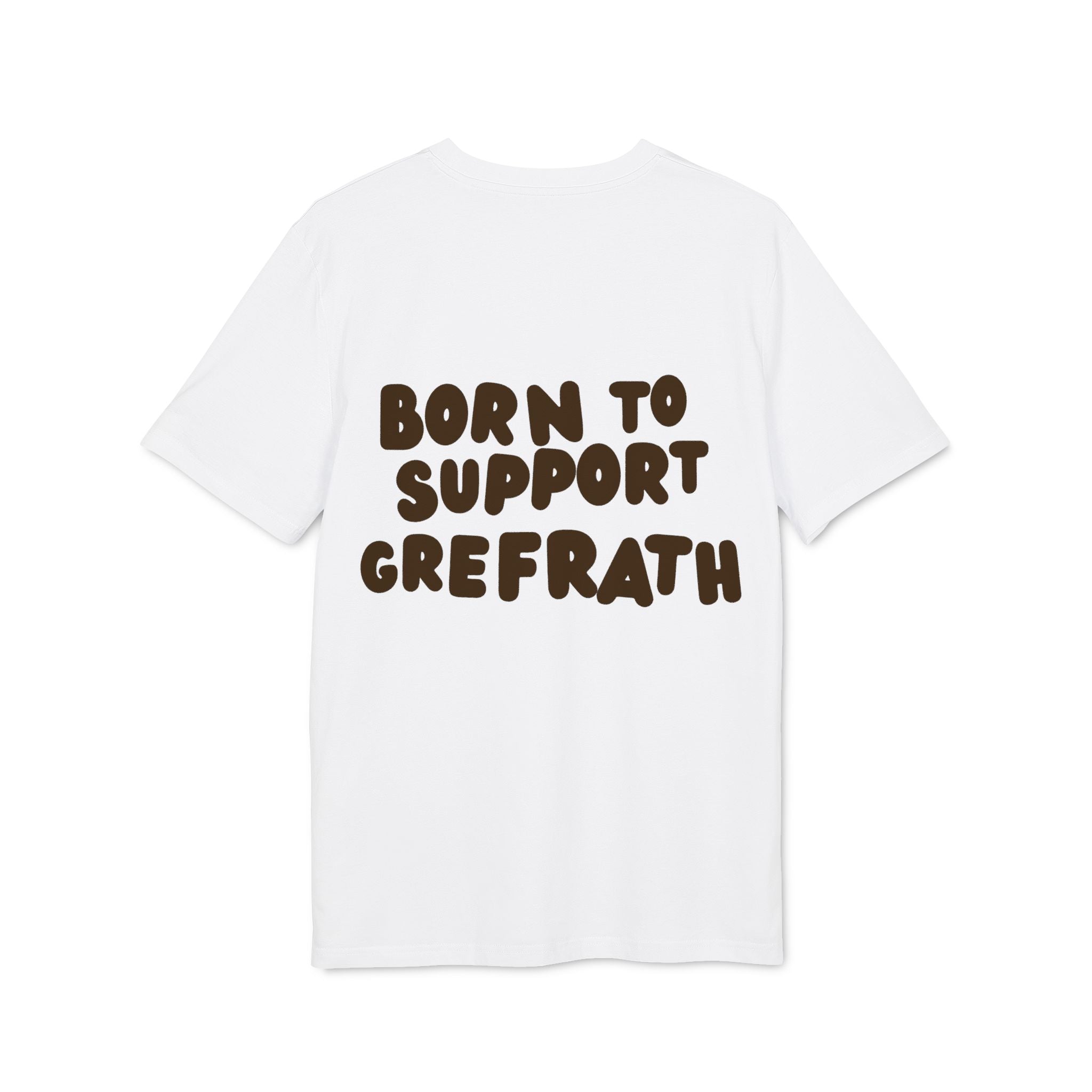Born to Support Grefrath Slim Fit T-Shirt Backprint – Wear your City Kollektion | ORGNL Fabrics