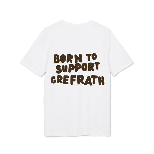 Born to Support Grefrath Slim Fit T-Shirt Backprint – Wear your City Kollektion | ORGNL Fabrics