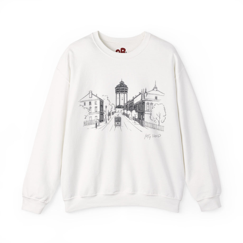 Mönchengladbach „MG Hood“ Sweater Frontprint – Wear your City Kollektion | ORGNL Fabrics