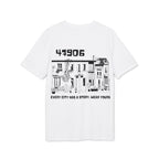 47906 Kempen Altstadt Slim Fit T-Shirt Backprint – Wear your City Kollektion | ORGNL Fabrics