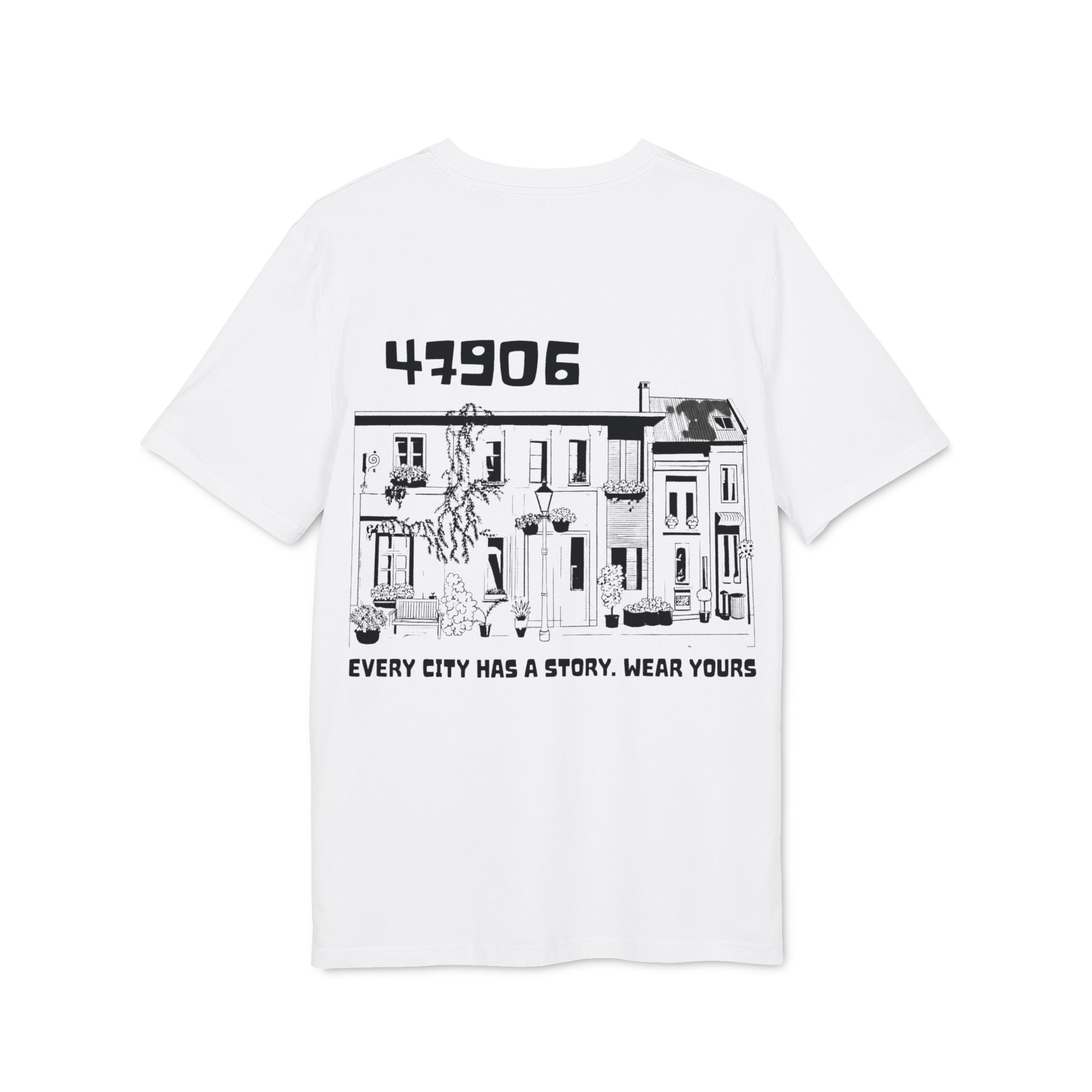 47906 Kempen Altstadt Slim Fit T-Shirt Backprint – Wear your City Kollektion | ORGNL Fabrics