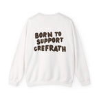 Born to Support Grefrath Crewneck Sweater Backprint – Wear your City Kollektion | ORGNL Fabrics