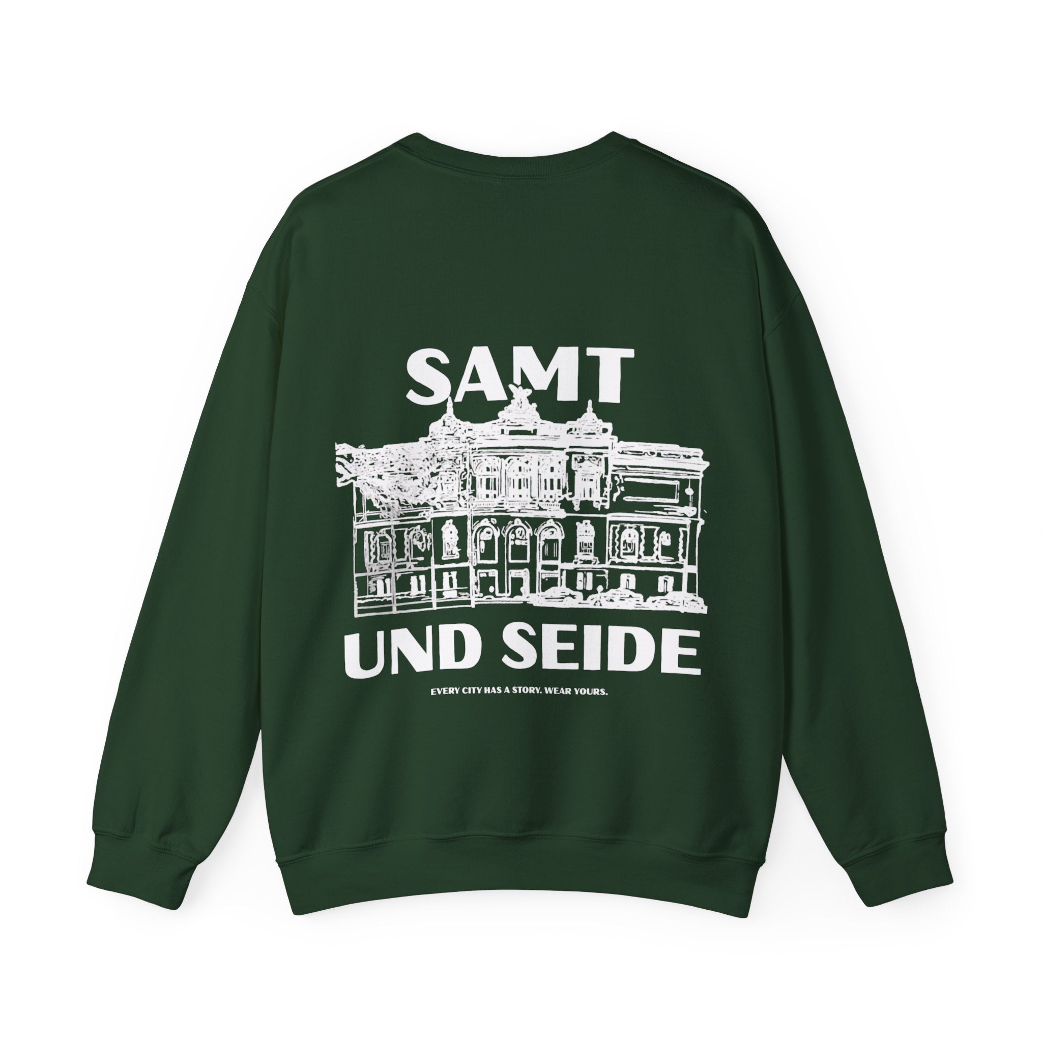 Samt & Seide Crewneck Sweater - Wear your City Kollektion | ORGNL Fabrics