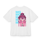 Mönchengladbach Wasserturm Neon Graphic Oversize Fit T-Shirt – Wear your City Kollektion | ORGNL Fabrics